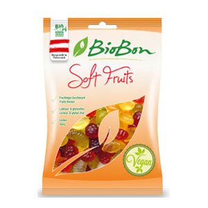 BIOBON Bonbony Zahradní ovoce bez želatiny bezlepkové BIO 100g
