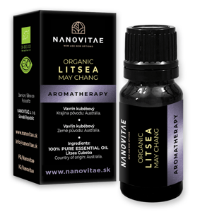 NANOVITAE LITSEA (MAY CHANG) esenciální olej - ORGANIC quality 10ml