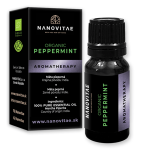 NANOVITAE PEPPERMINT esenciální olej - ORGANIC quality 10ml
