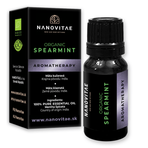 NANOVITAE SPEARMINT esenciální olej – ORGANIC quality 10ml