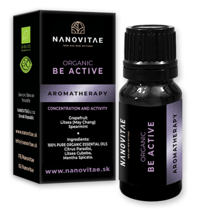 Nanovitae BE ACTIVE – směs esenciálních olejů – ORGANIC quality 10ml