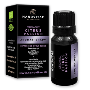 Nanovitae CITRUS PASSION – směs esenciálních olejů – ORGANIC quality 10ml