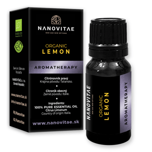 NANOVITAE CITRON esenciální olej – ORGANIC quality 10ml