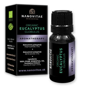 NANOVITAE Eukalyptus esenciální olej – ORGANIC quality 10ml