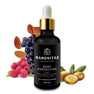Nanovitae BODY PERFECTION směs rostlinných olejů pro tělovou a vlasovou masáž 50ml