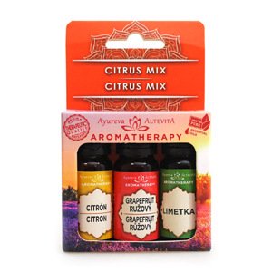 Altevita Set olejů Citrus mix + difuzér do auta zdarma