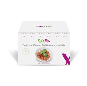 KetoMix Balíček proteinové fusilli a rajčatová omáčka (4 porce)