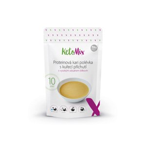 KetoMix Proteinová kari polévka s kuřecí příchutí - nová generace (10 porcí)