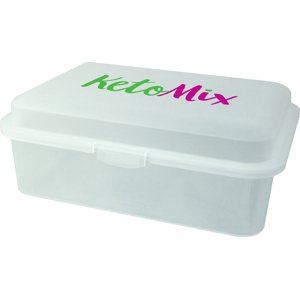 KetoMix Bílý svačinový box | Rozměry 200 x 150 x 85 mm